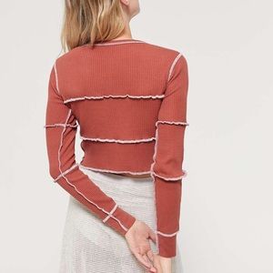 OU Dustin Patchwork Thermal Top